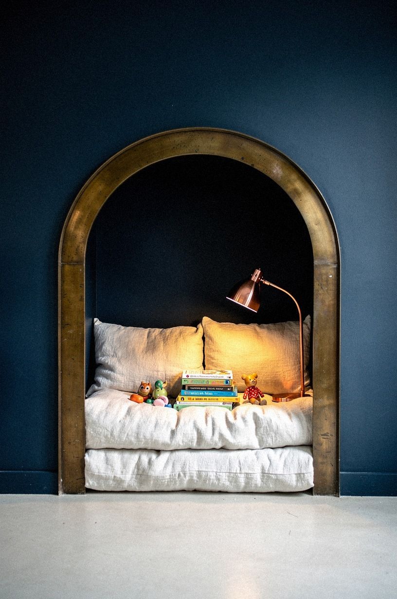 Frame an IKEA KALLAX entrance in reclaimed white oak
