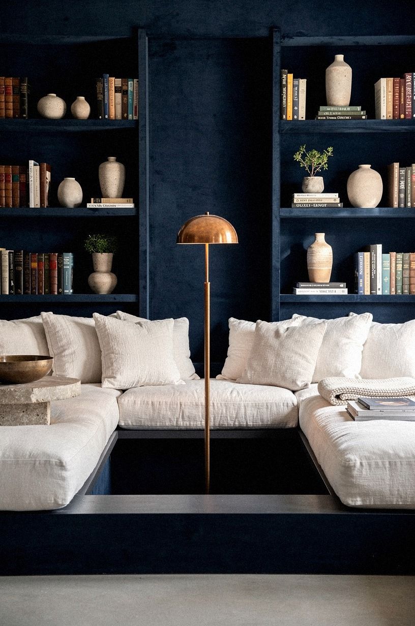 Create a sunken reading pit downstairs