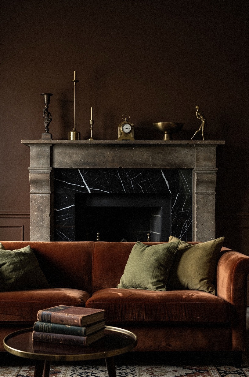 Tobacco brown ceilings: the two-foot visual drop that makes you sleep better