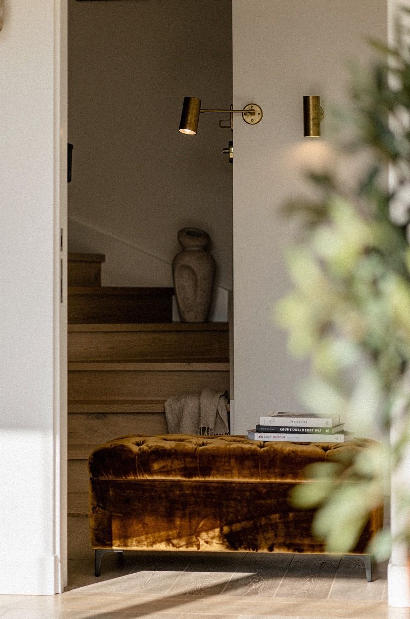 Light the stairwell with bunker-style sconces
