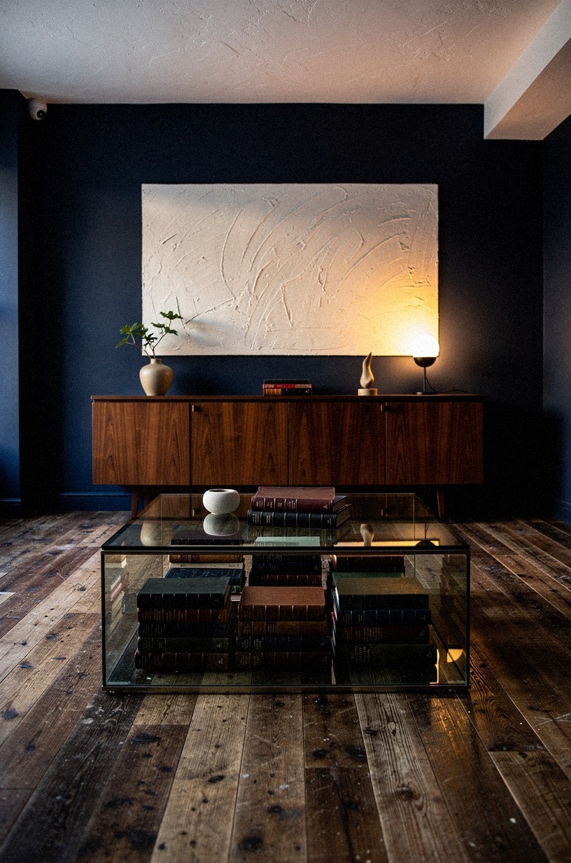 The cognac ottoman: footrest, seat, table, style move