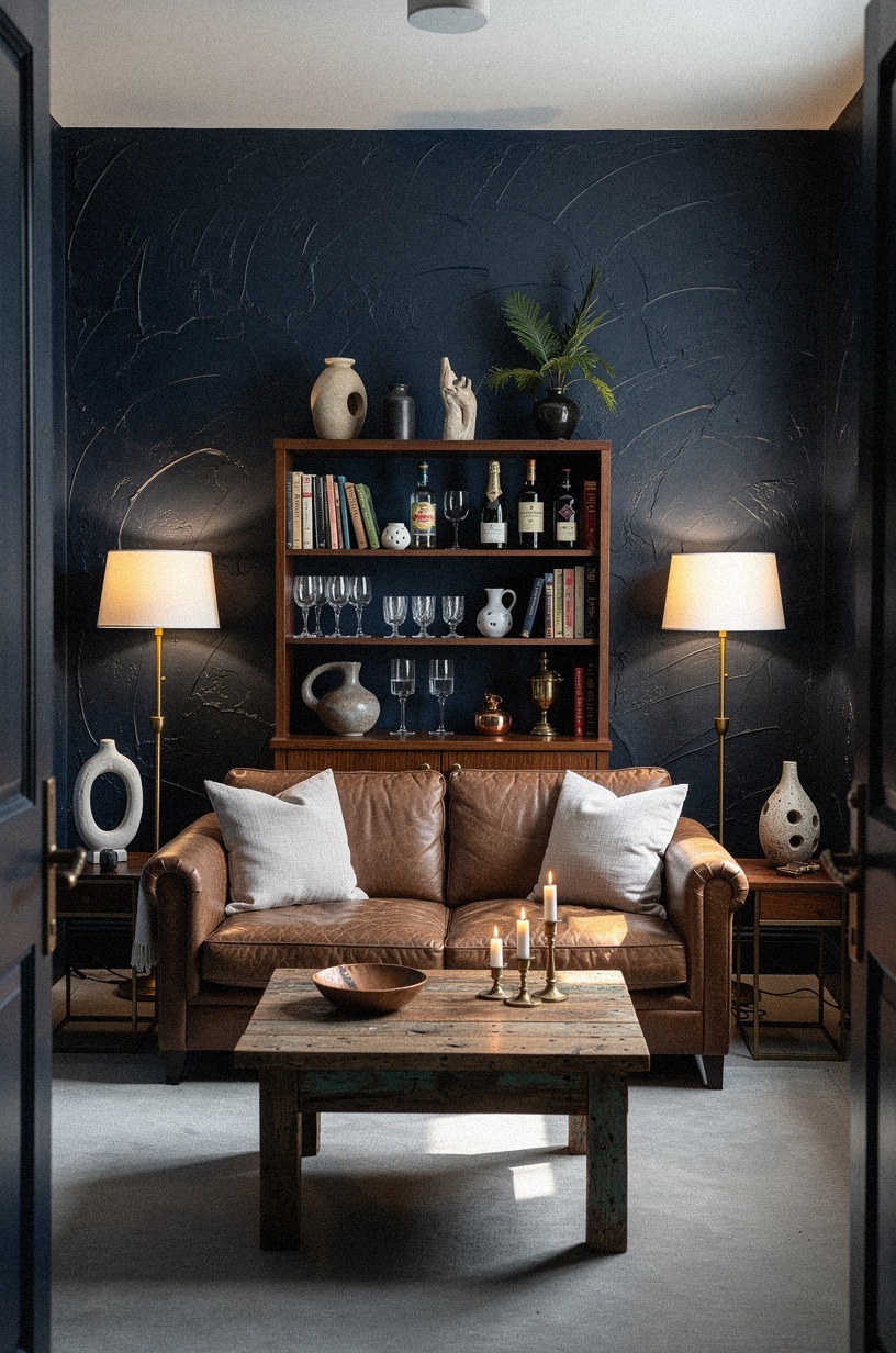Can a leather sofa really work in a small lounge?