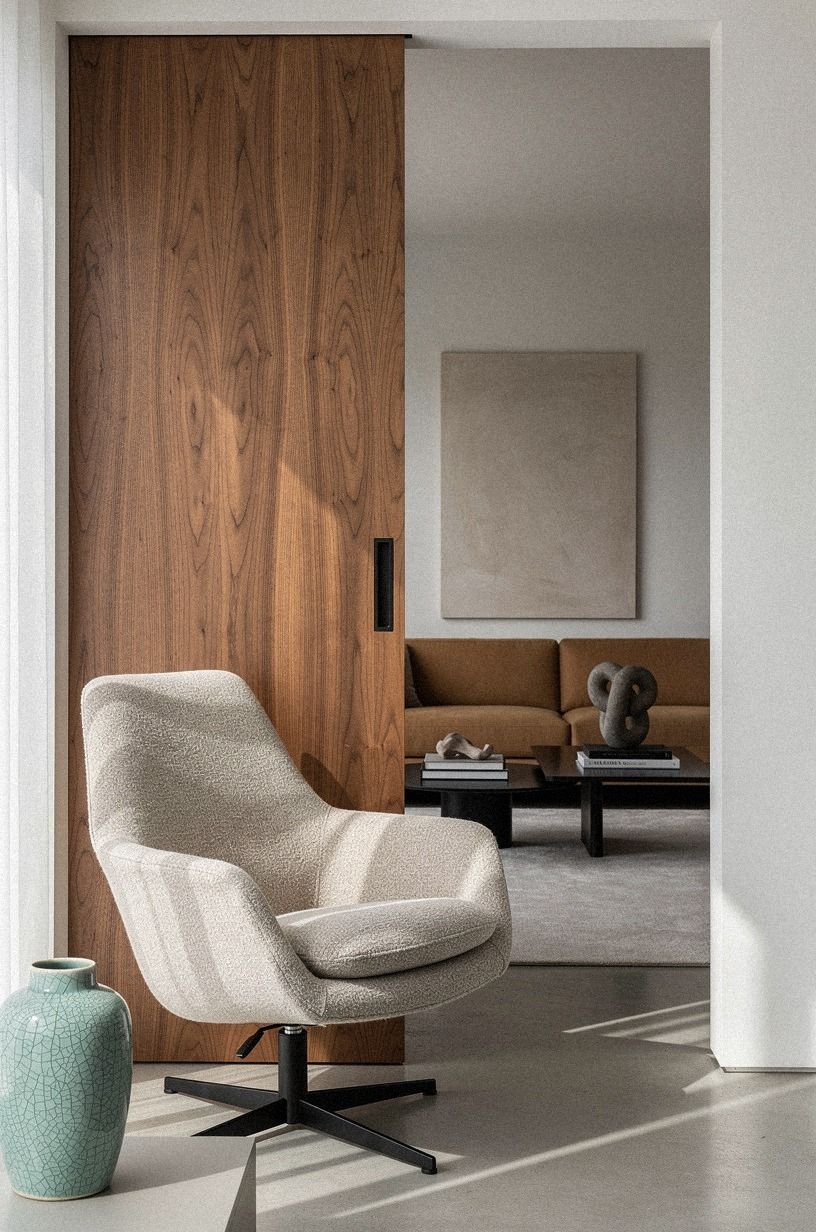 Place a swivel chair near the entrance