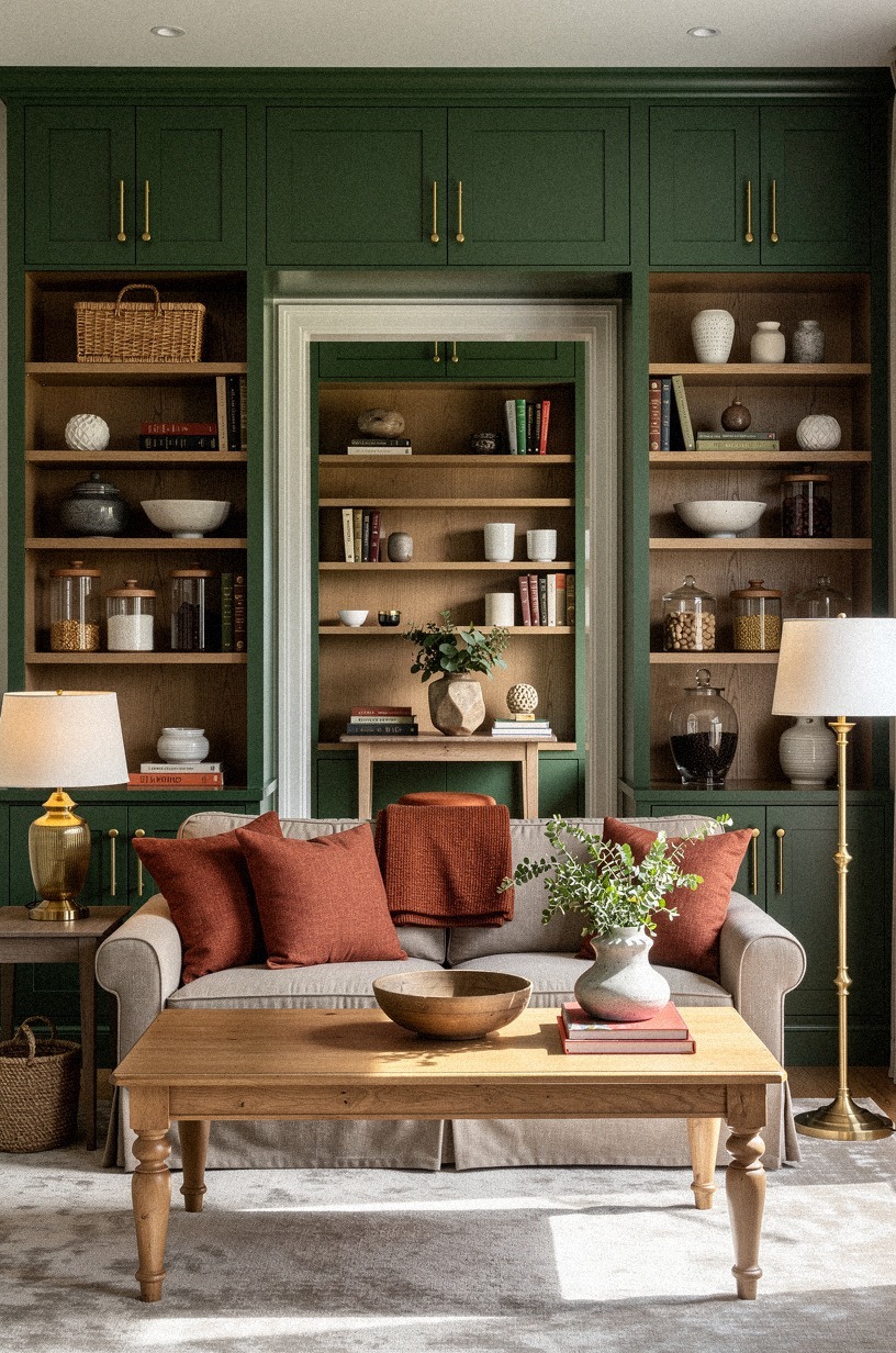Build out the interior like a tiny pantry