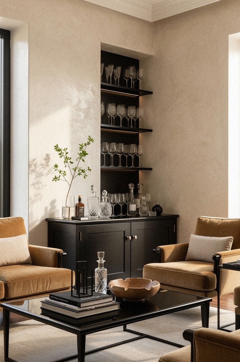 Curate the glassware like a hotel bar