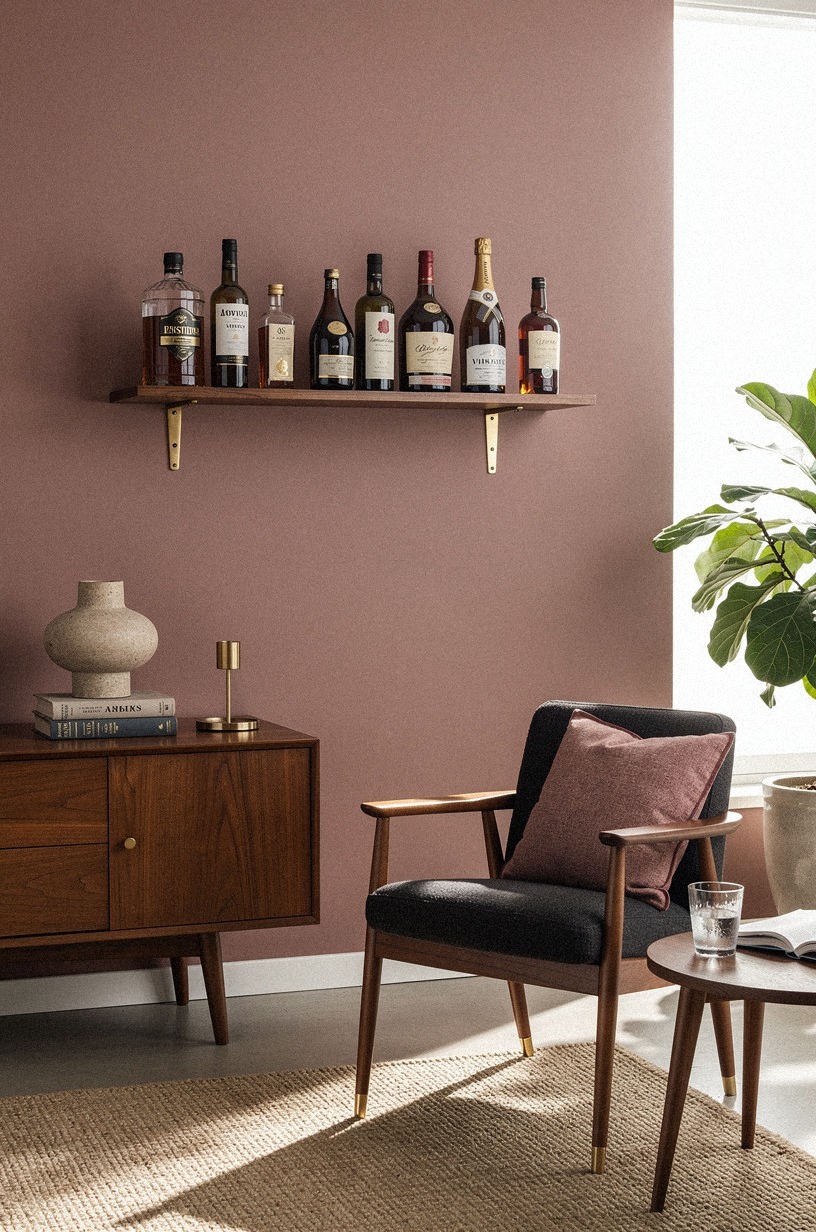 Float a Single Open Shelf for the Bottles You Actually Drink