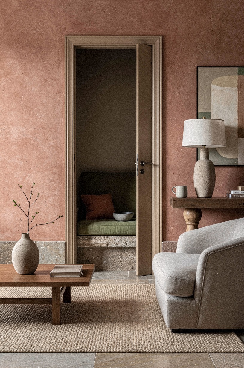 Hide a reading nook behind the same door