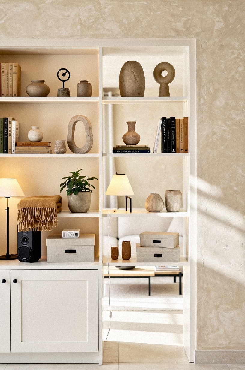 Make the cabinet feel lived-in from day one