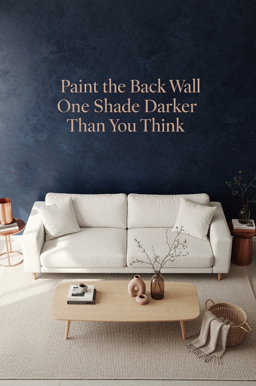 Paint the Back Wall One Shade Darker Than You Think