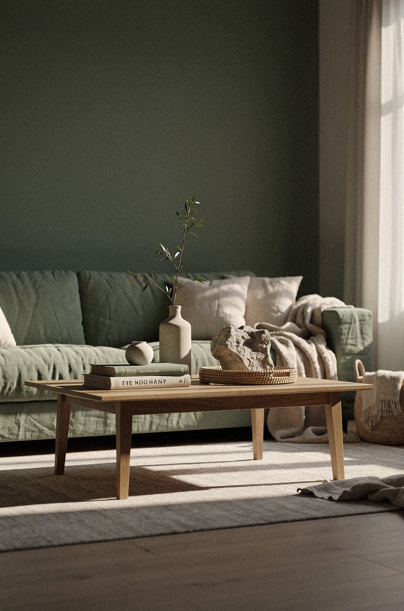 Paint the interior a deep, quiet color