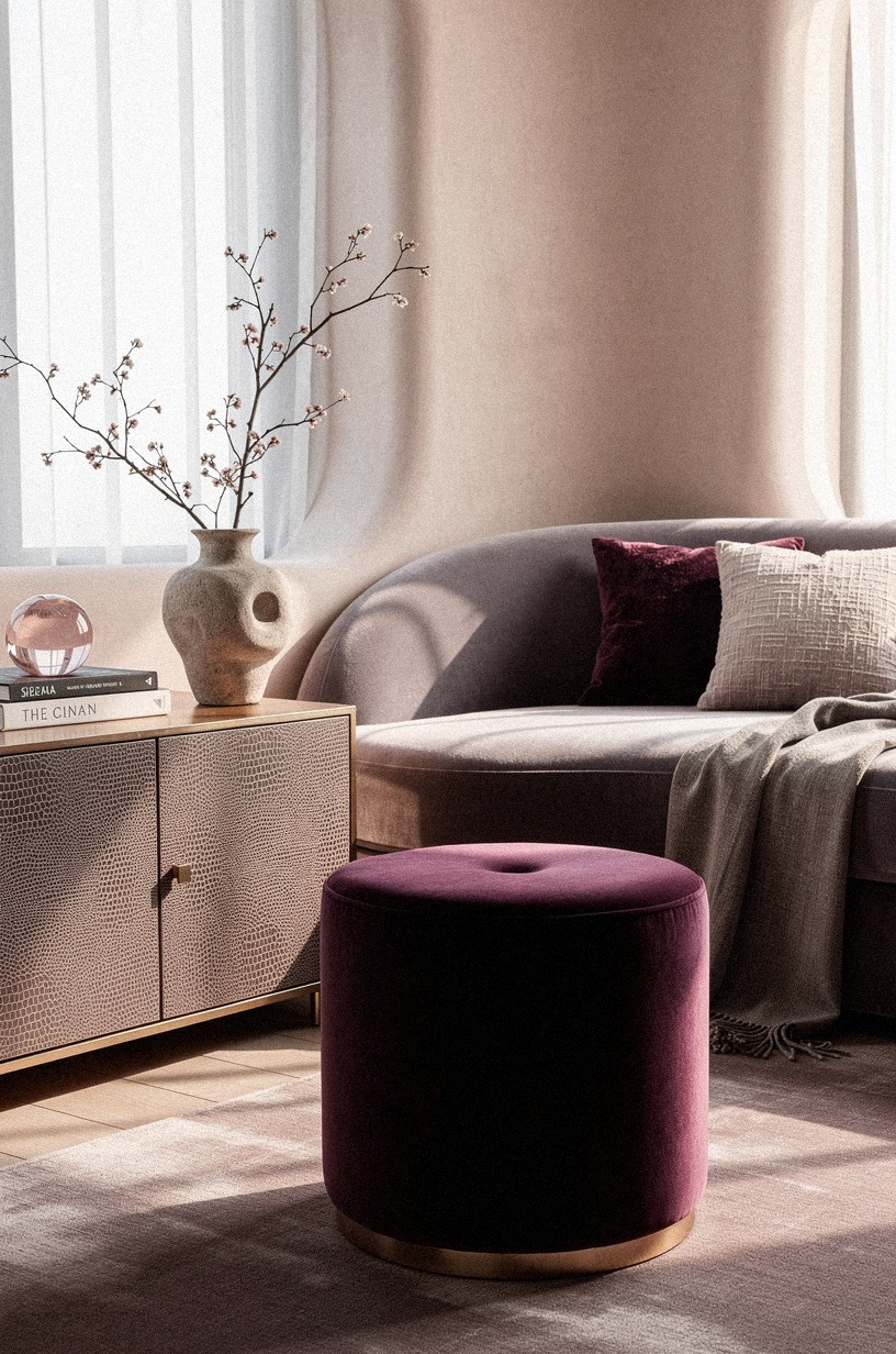 Should You Add a Single Velvet Stool as the Power Move?