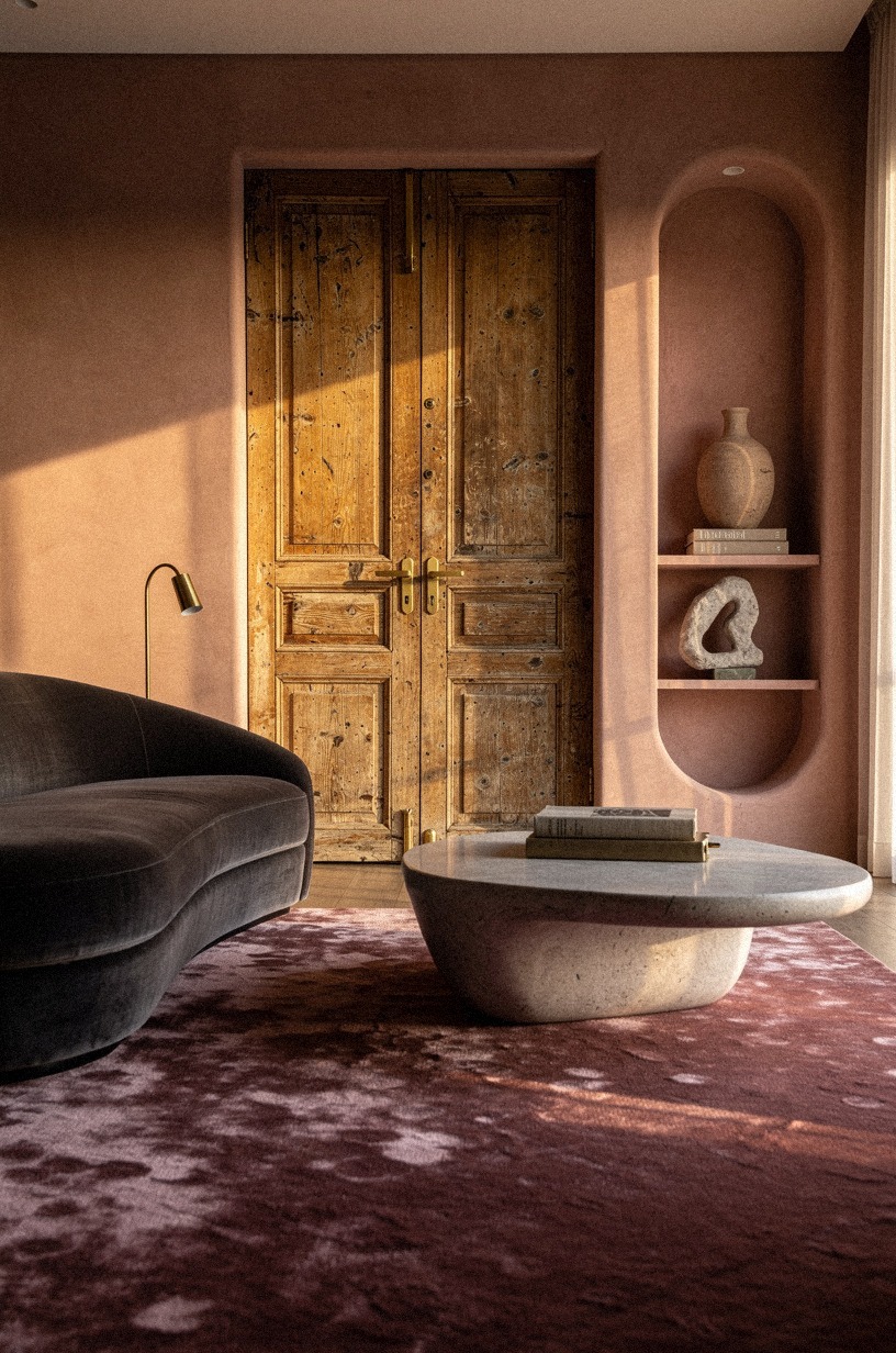 Use a Pair of Antique Doors as the Concealment