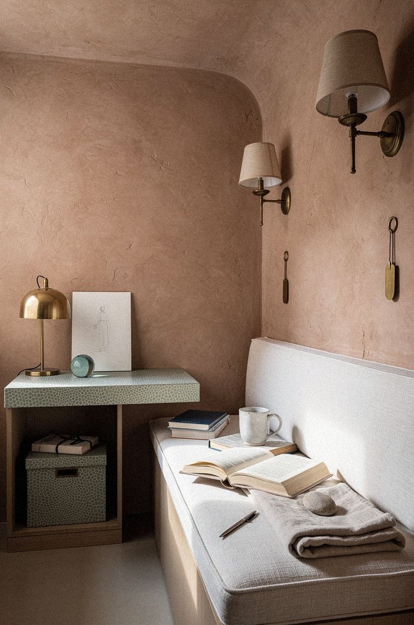Line the closet walls with library sconces