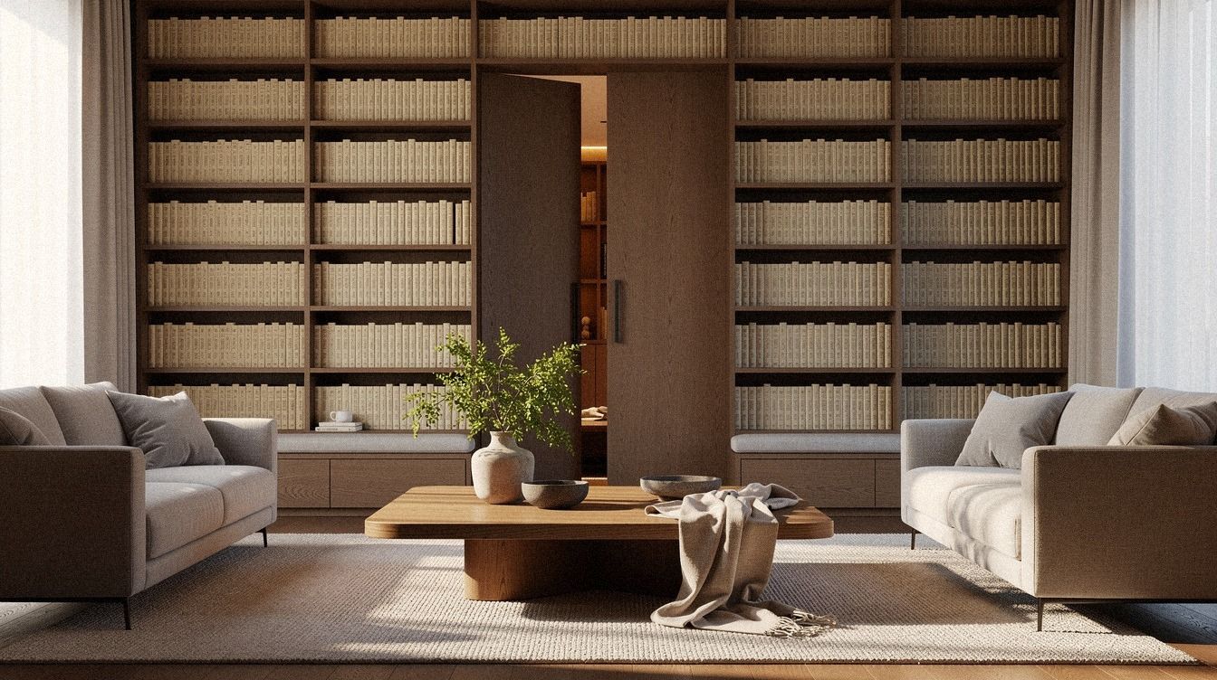 Behind a Hidden Library Door: How to Steal the Look Without a Contractor