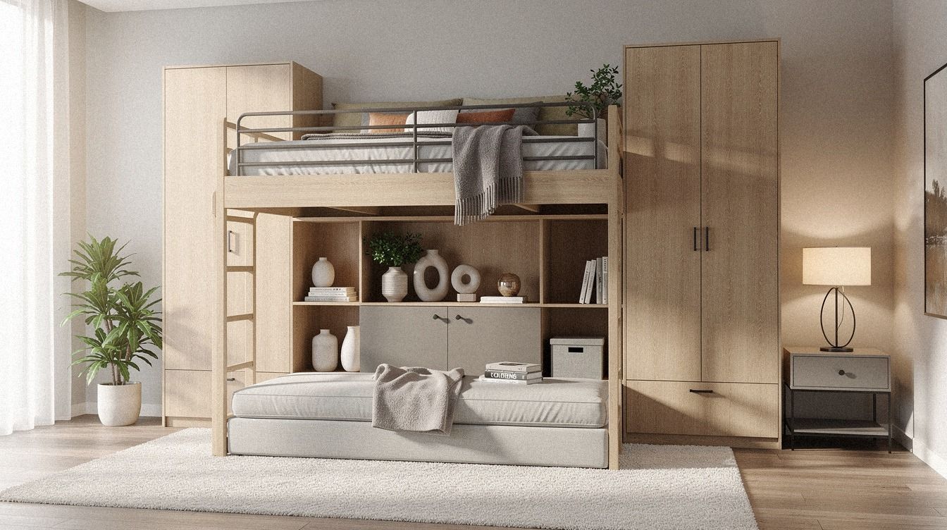 13 Secret Room Under the Bed Ideas That Make Loft Beds Feel Bigger