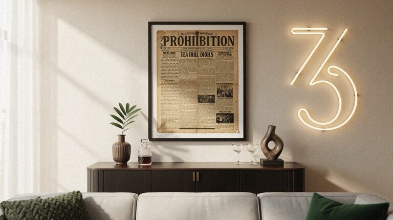 I Tried Speakeasy Wall Art Ideas, Vintage Prints Made It Click
