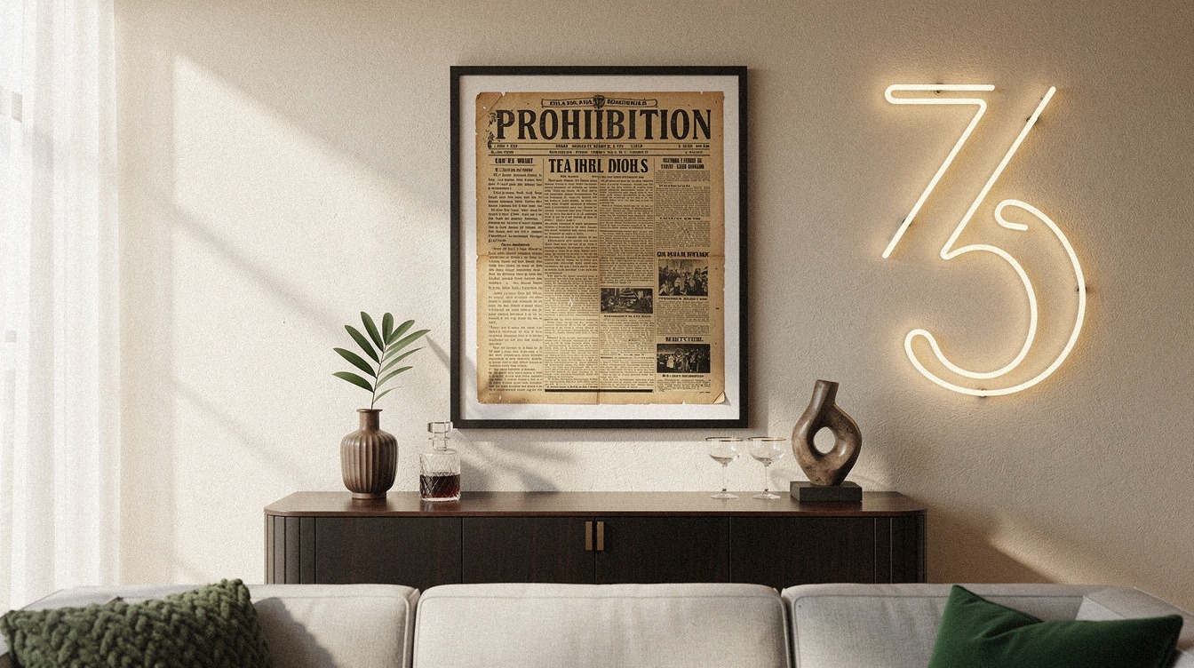 I Tried Speakeasy Wall Art Ideas, Vintage Prints Made It Click