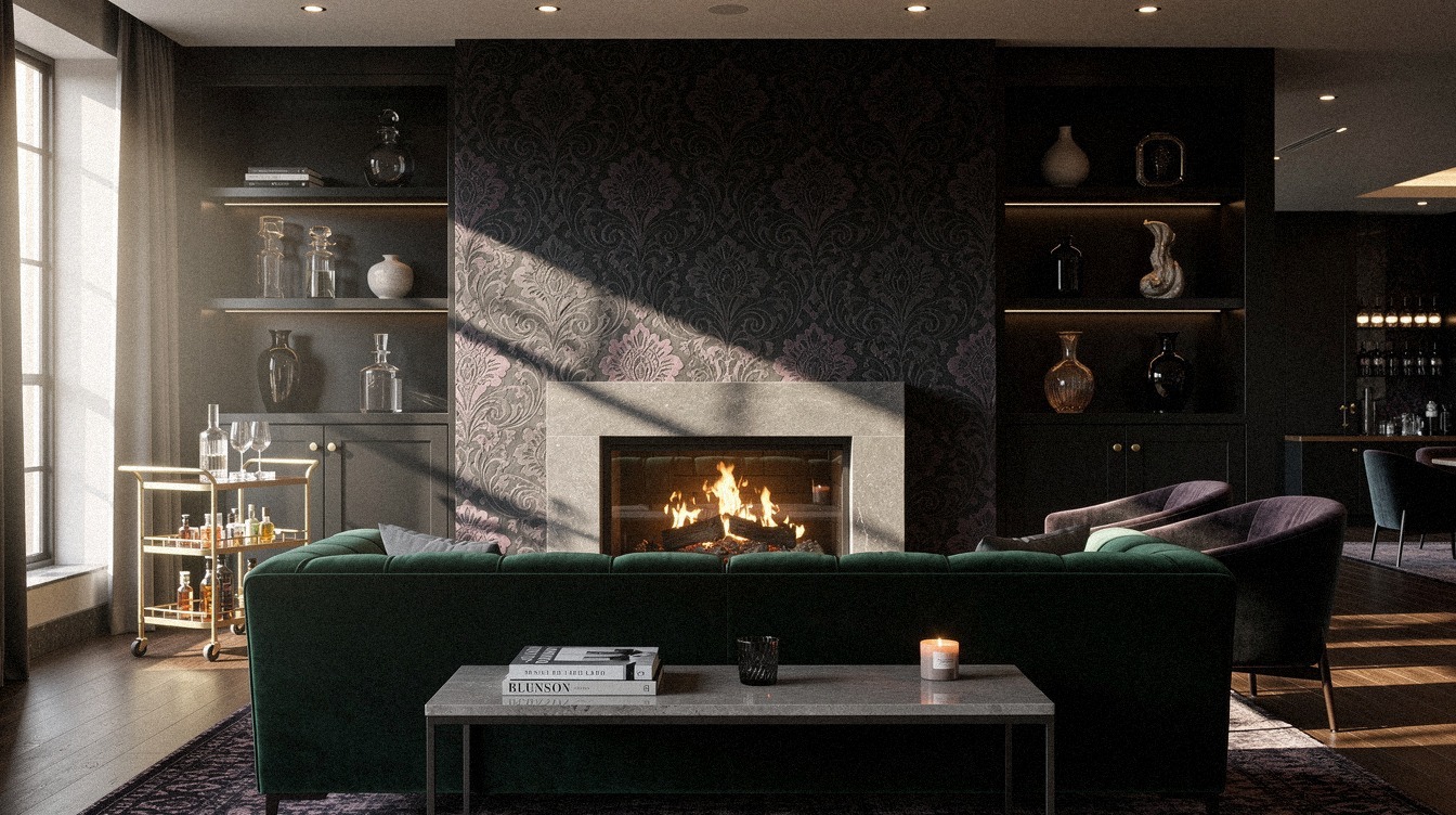 Cozy Speakeasy Wallpaper Ideas for Rich, Dramatic Walls