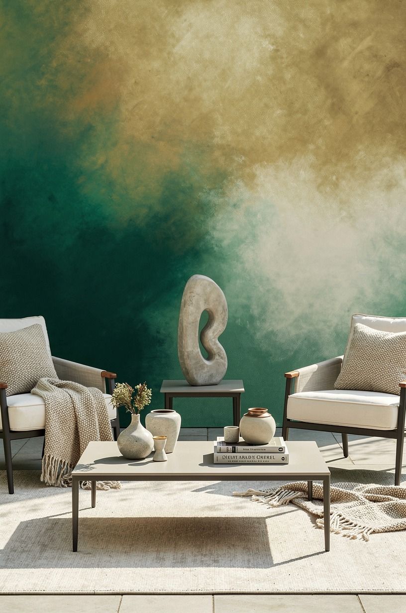 Paint the backdrop with a moody color field