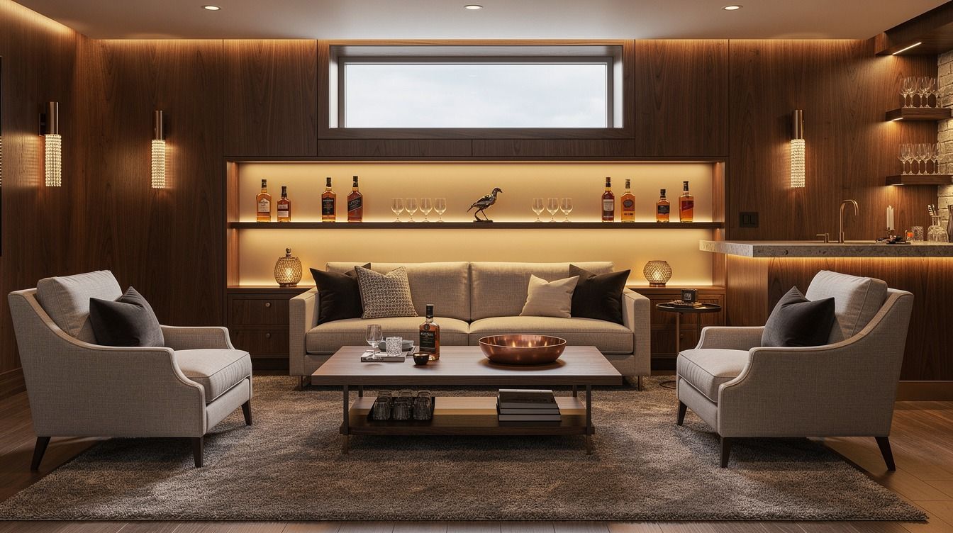 How to Design a Basement Whiskey Lounge to Transform Your Lower Level - 12 Ideas