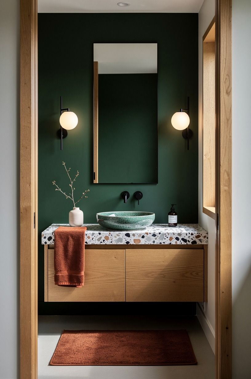 I installed brass taps with slim lever handles