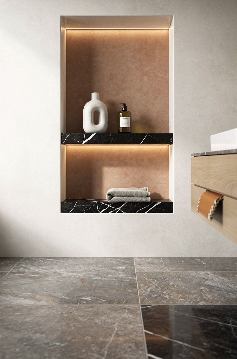Glow the shelf with hidden lighting