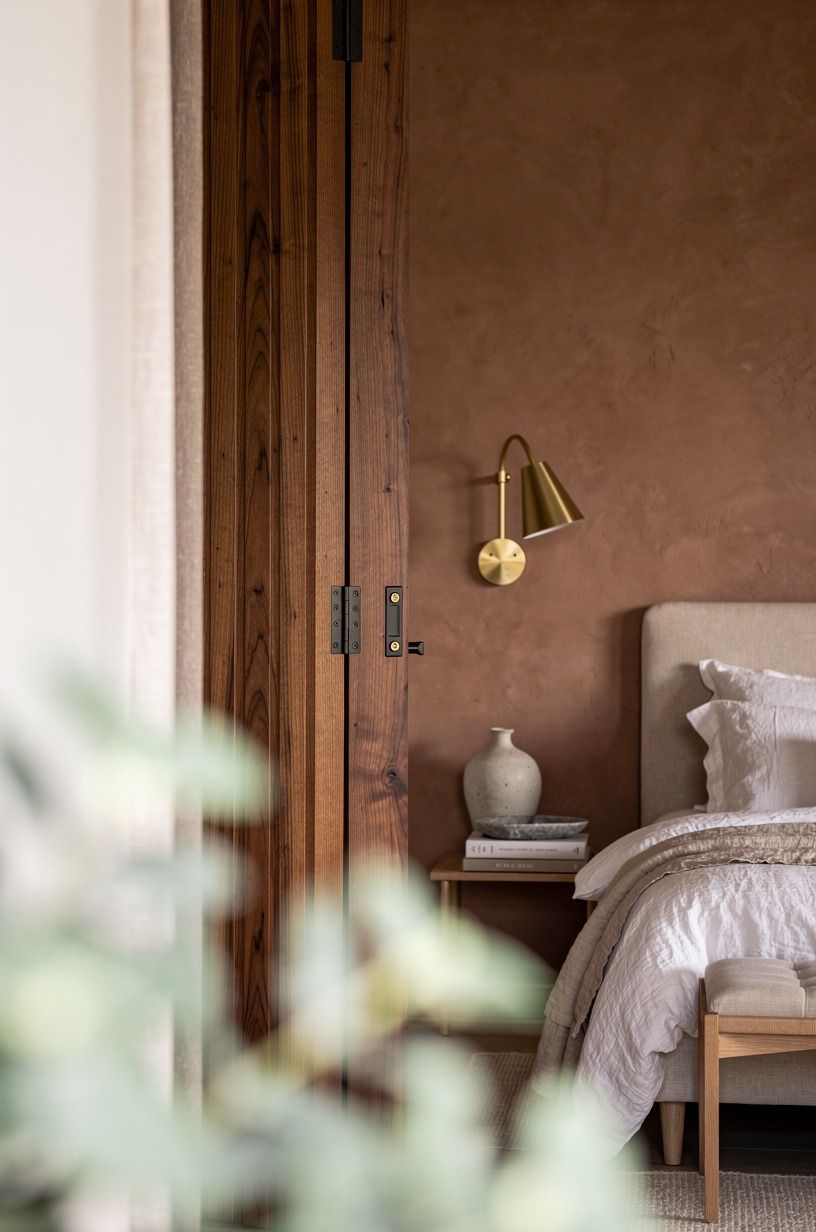 Hide the closet door inside tall cabinetry