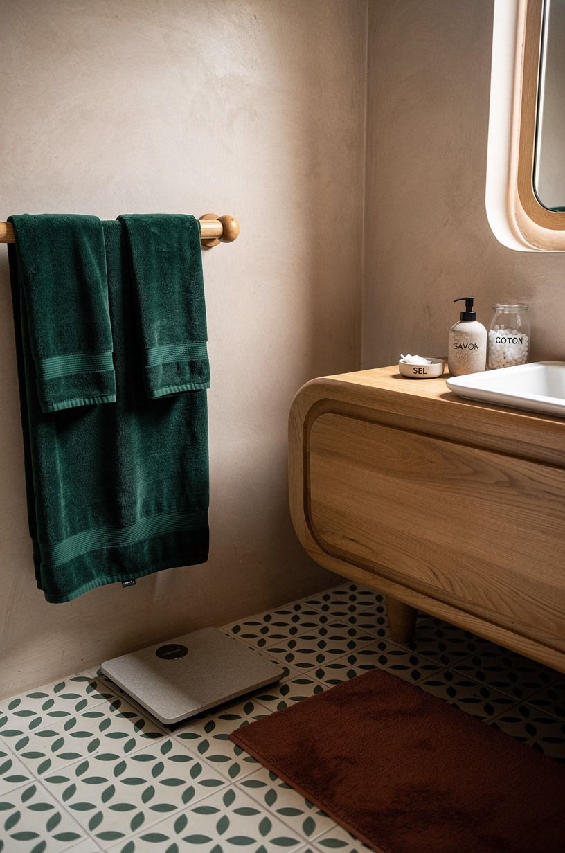 Choose a small Moroccan bathroom scale that won’t shout