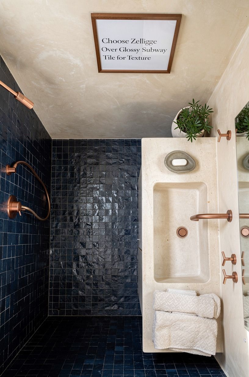 Choose Zellige Over Glossy Subway Tile for Texture