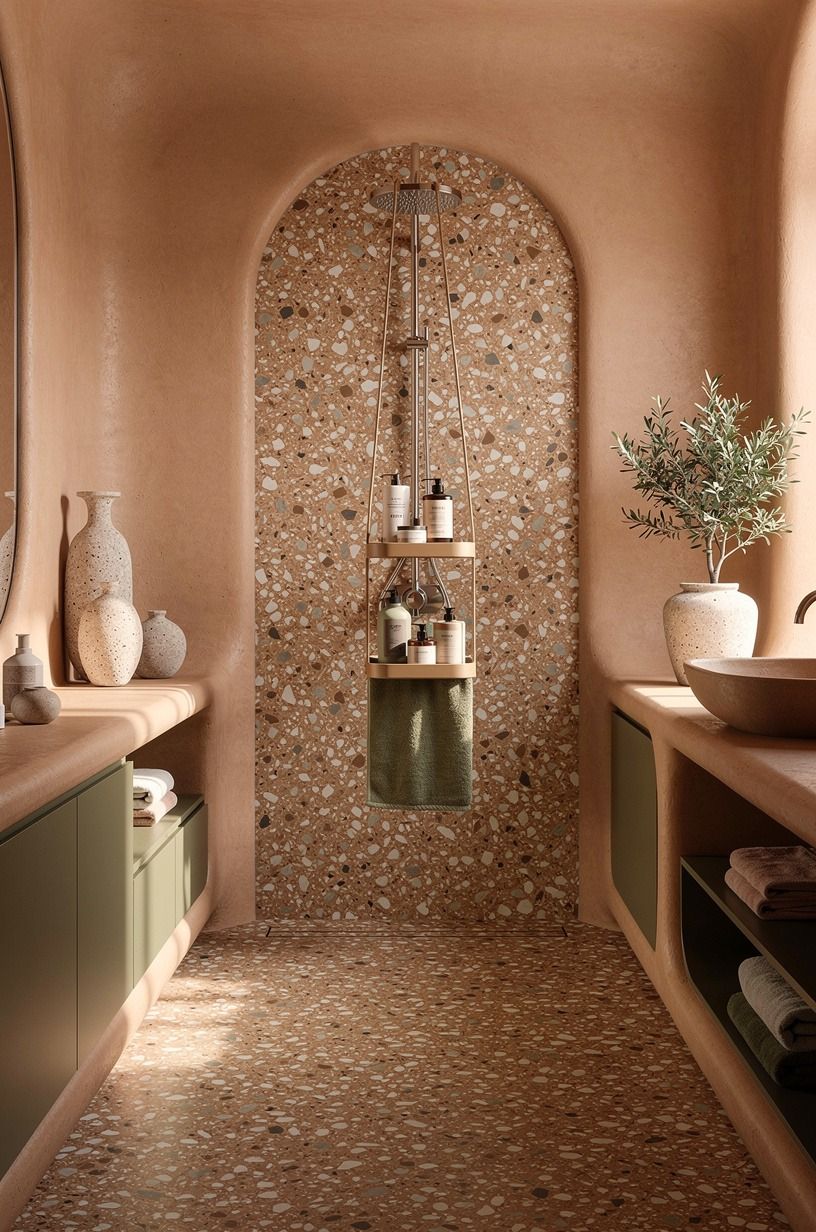 Hang a Caddy From the Showerhead Arm