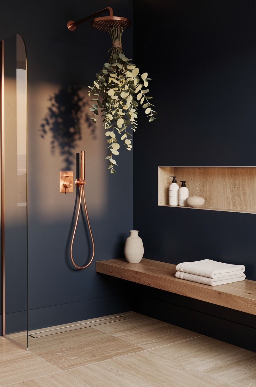 Hang Real Eucalyptus From the Showerhead