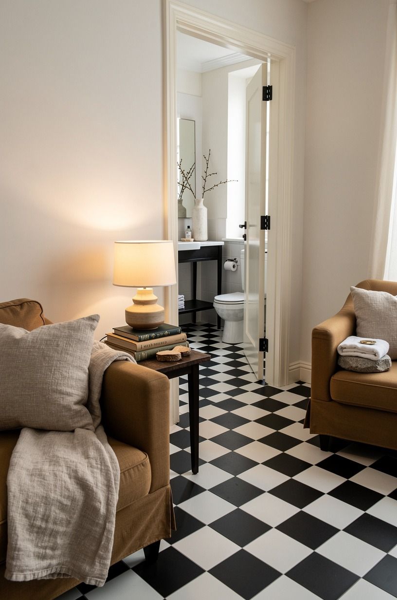 Is peel-and-stick checkerboard worth it for a rental?