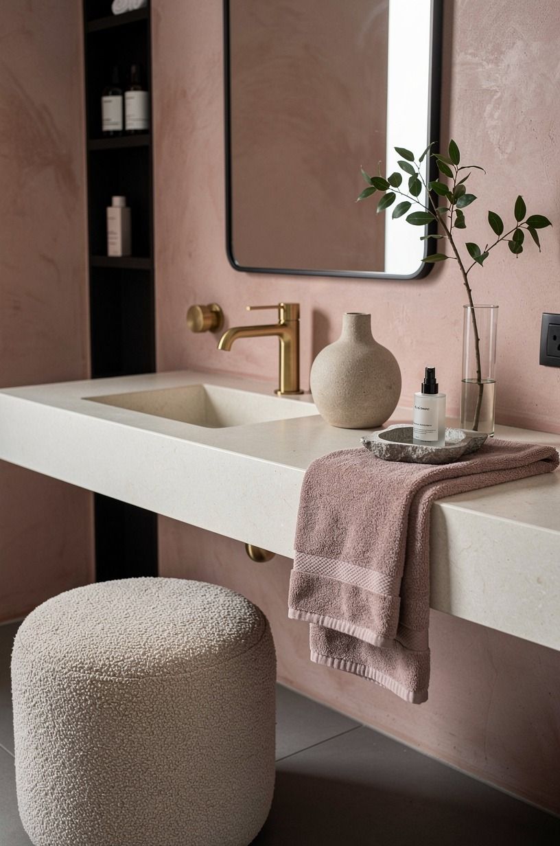 Let the faucet do the expensive-looking work