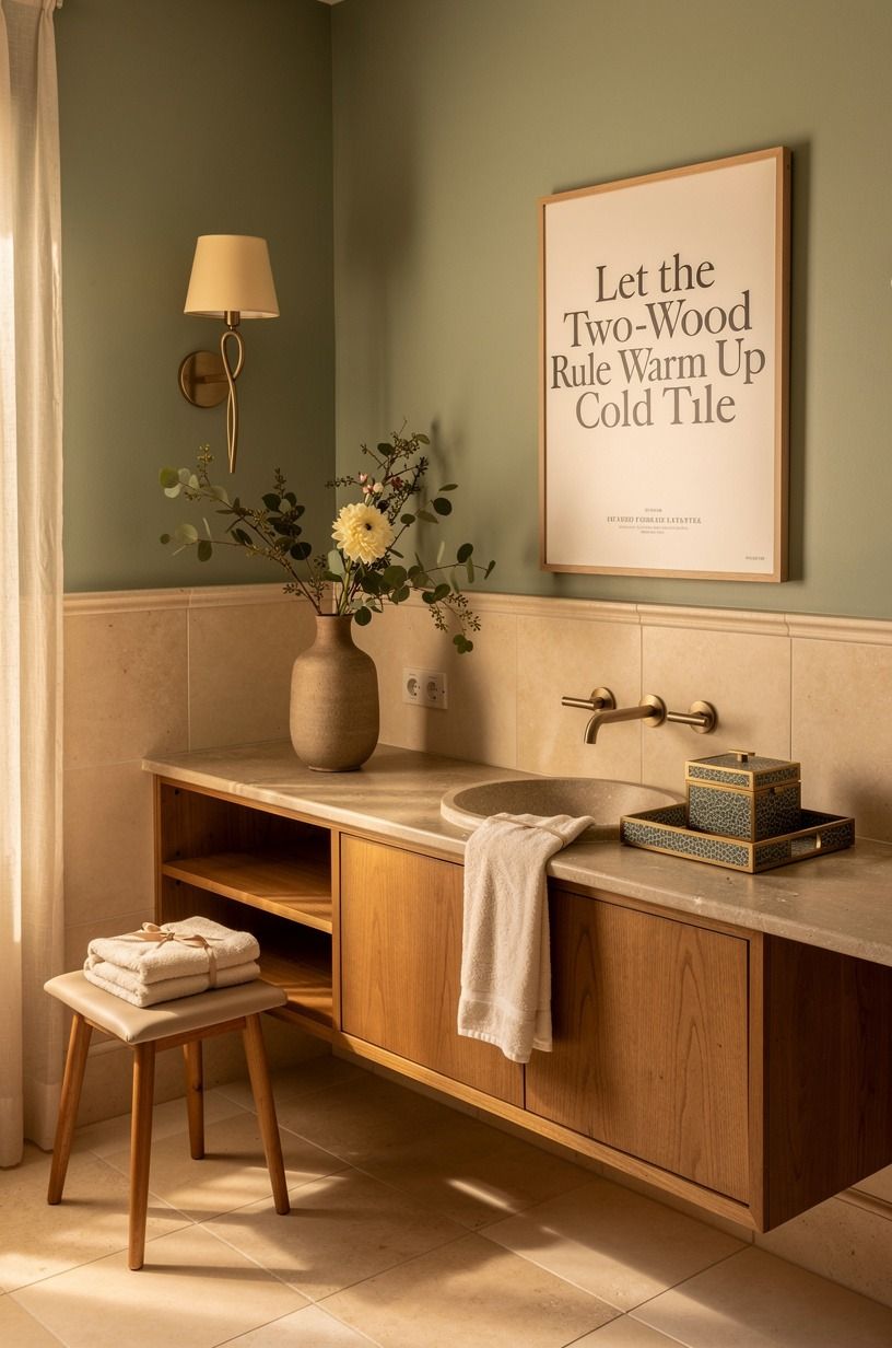 Let the Two-Wood Rule Warm Up Cold Tile