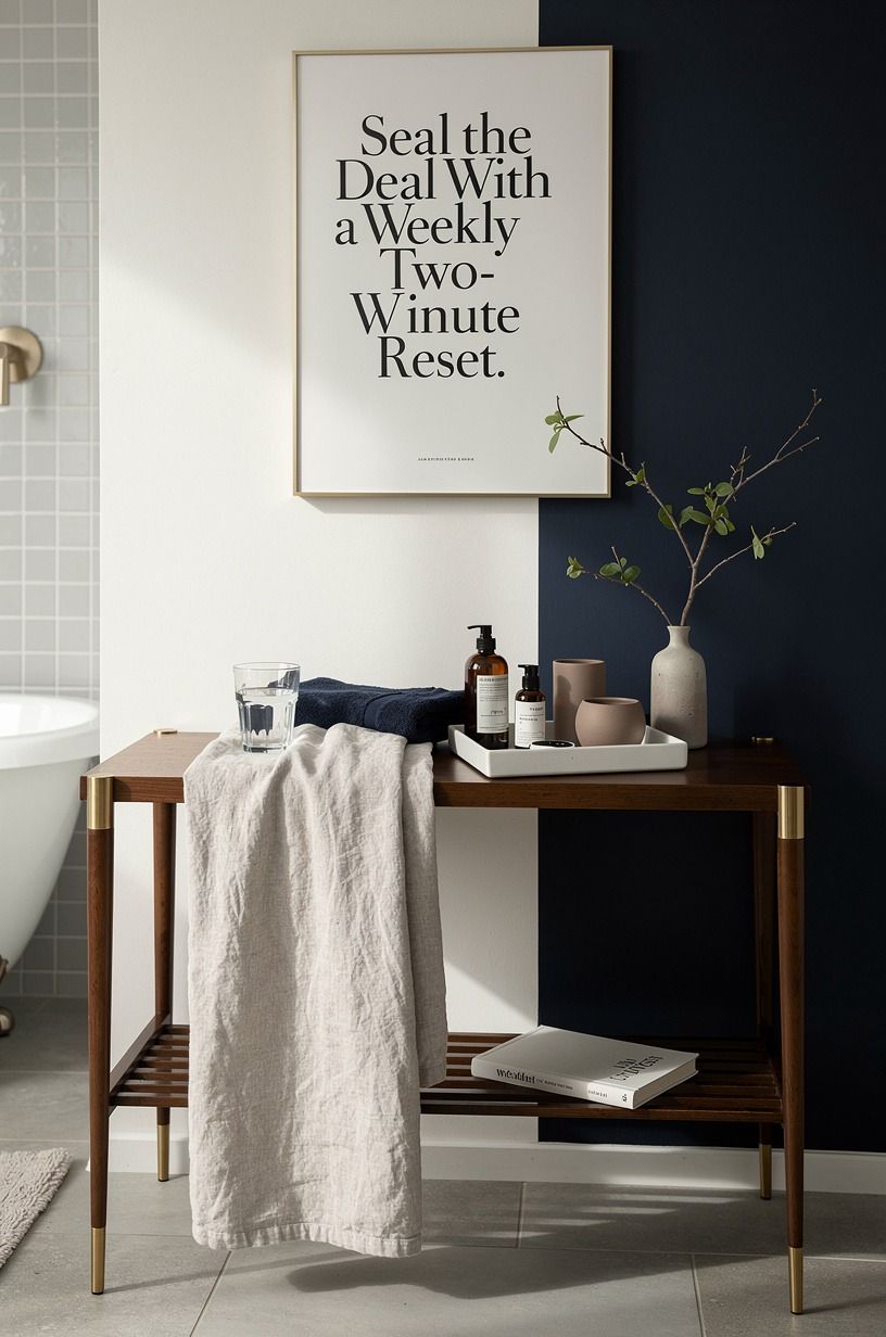 Seal the Deal With a Weekly Two-Minute Reset