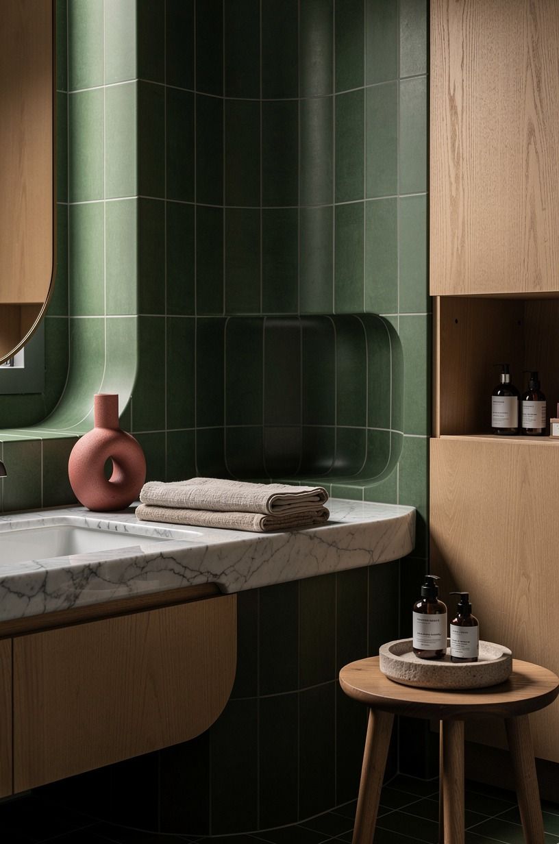 Use green tile like a grown-up