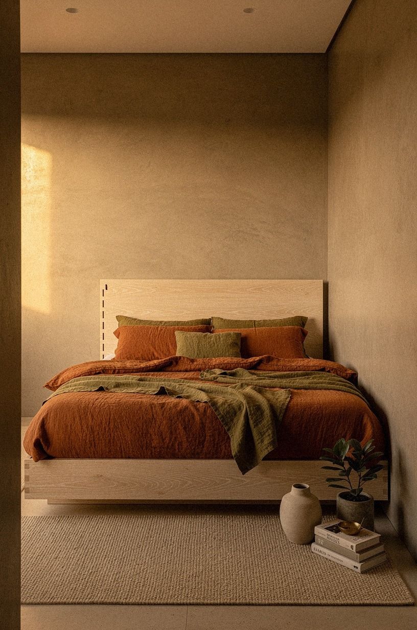 Anchor the bed against the short wall
