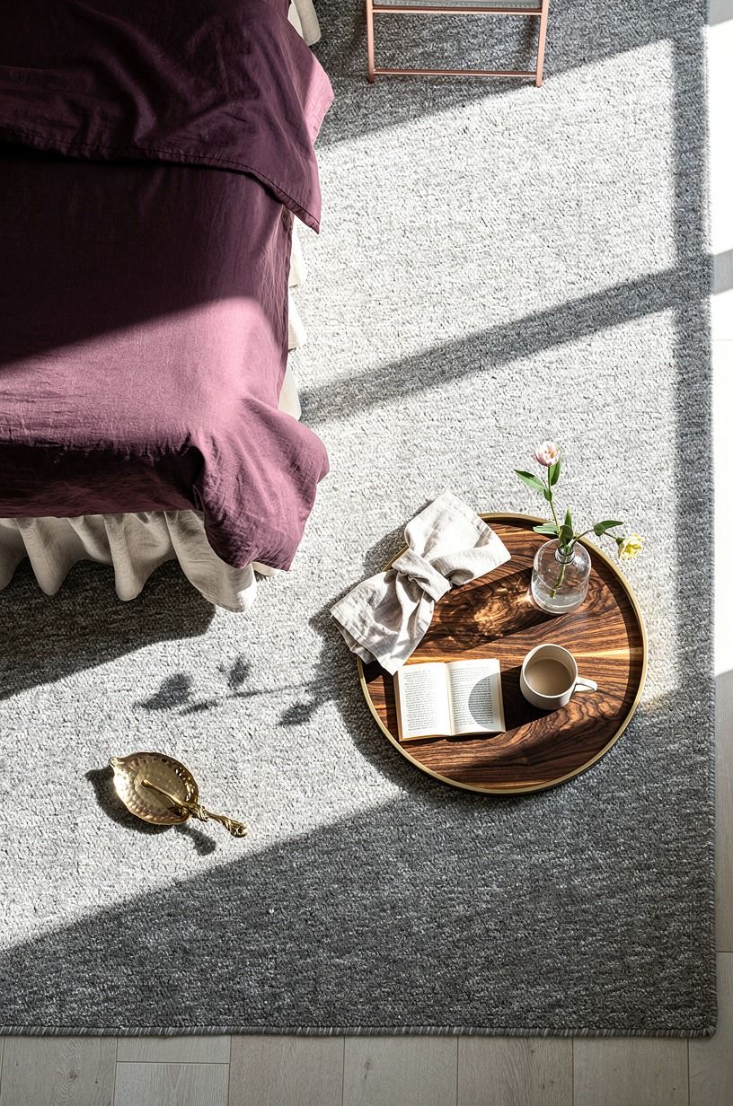 Choose a skirted bed for hidden storage