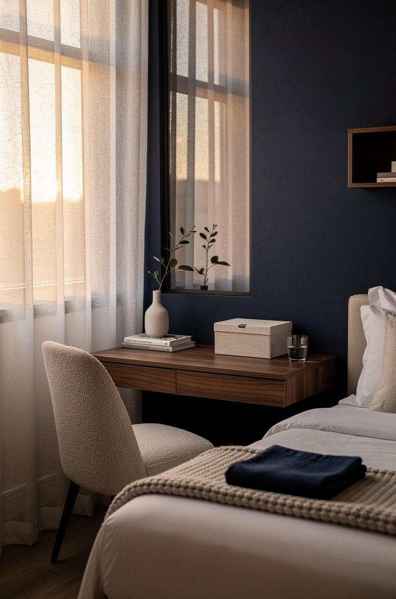 Float a petite desk beside the window