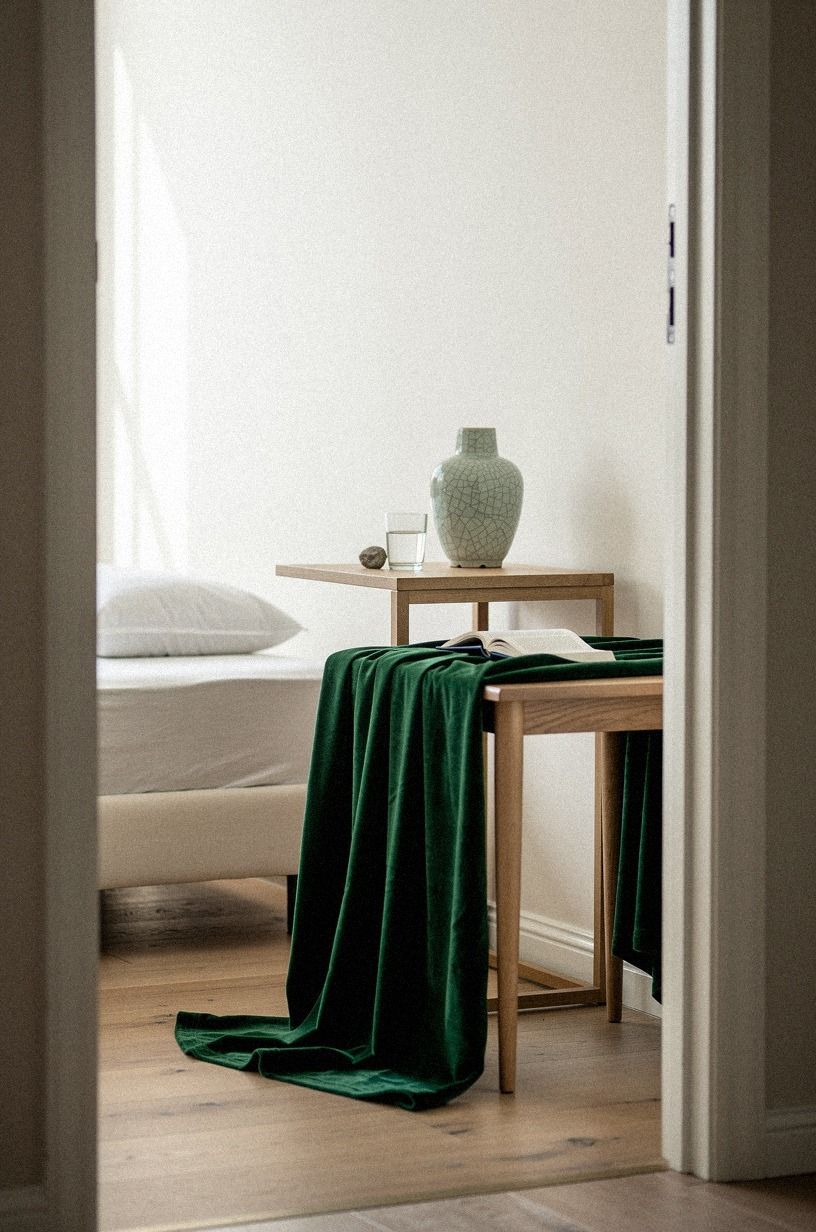 Run a long shelf above the door frame for off-season bins