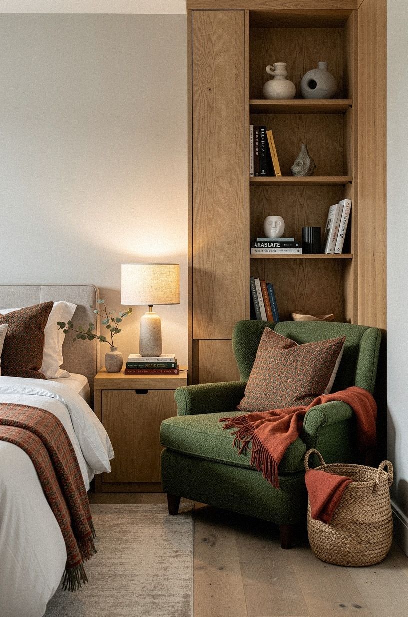 Build a reading nook into the dead corner