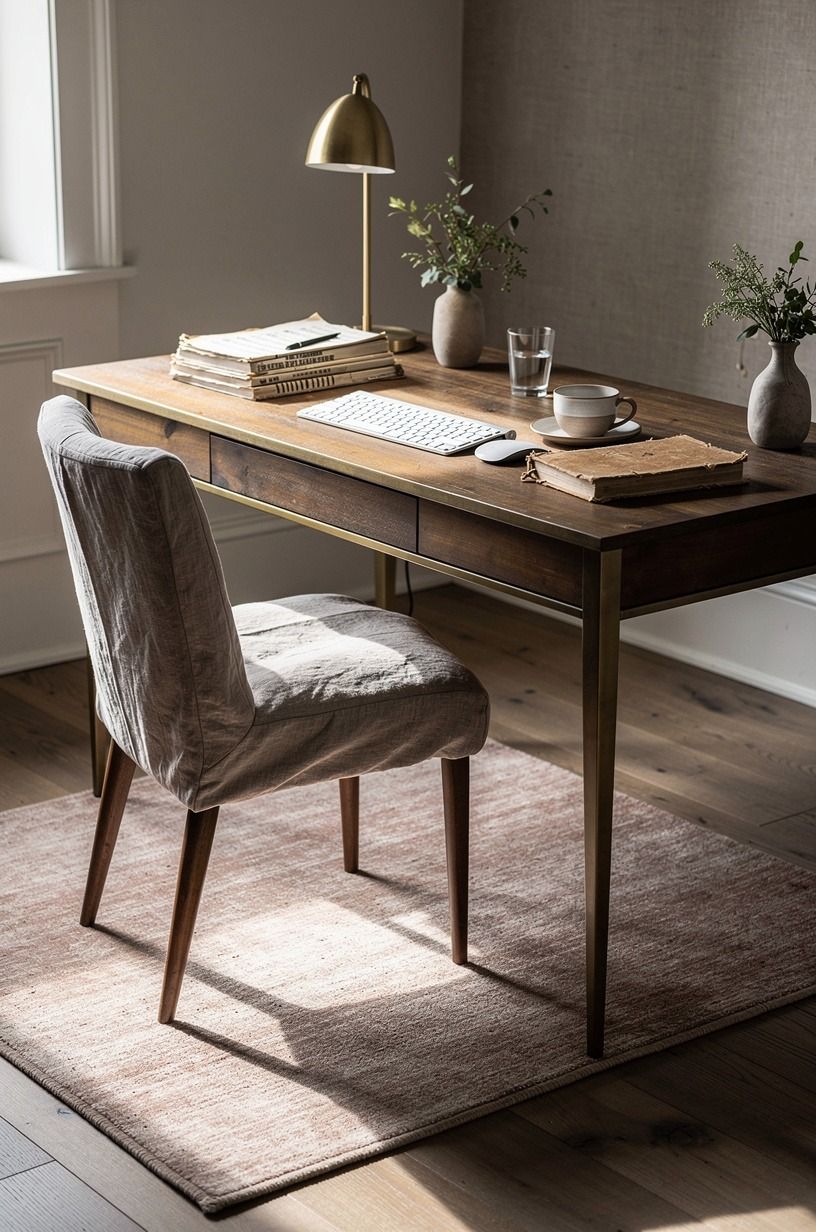 Layer a rug under your keyboard zone
