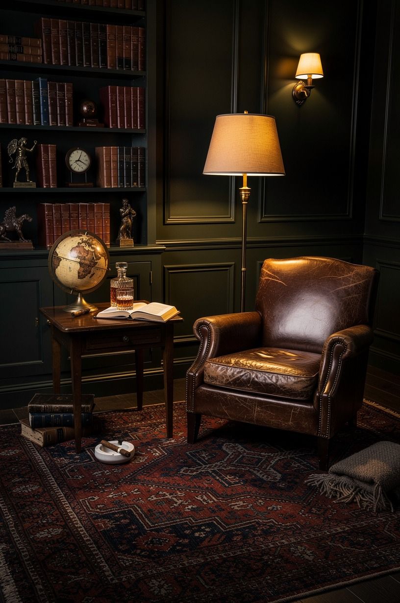 Ground the zone with a rug that can take a spill