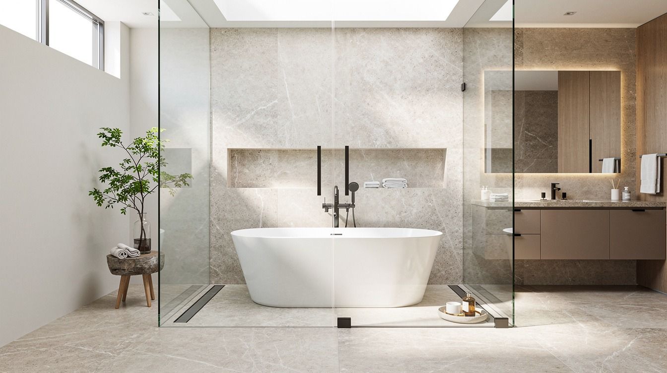 15 Freestanding Tub and Shower Combo Ideas for a Smarter Spa-Like Layout