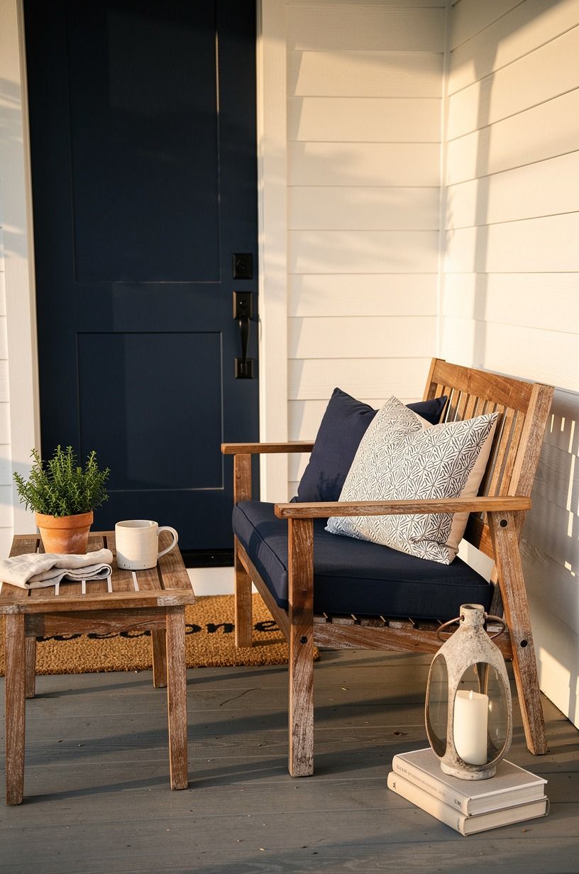Anchor your seating with the Two-Wood Rule