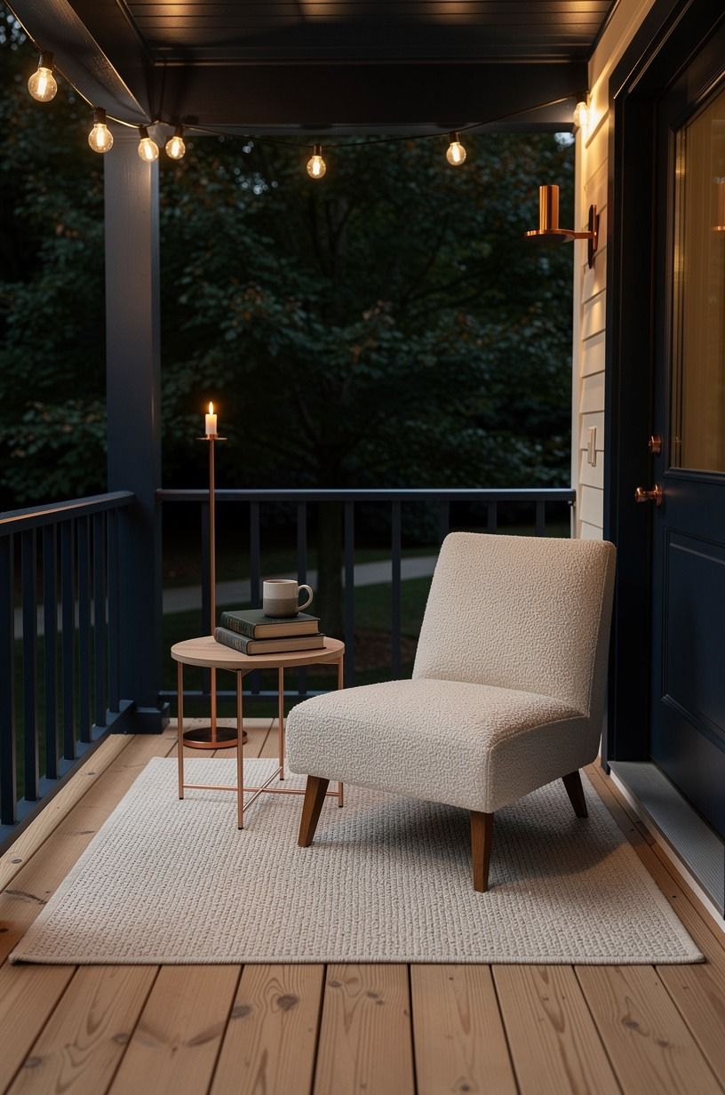 Can a tiny porch hold a real reading corner?