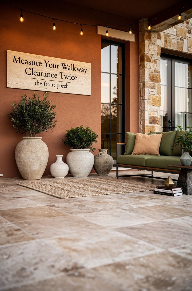 Measure Your Walkway Clearance Twice