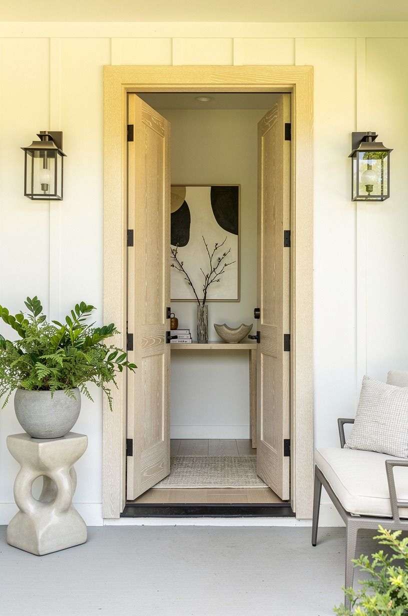 Try the Doorway Gallery Rule instead of wall clutter