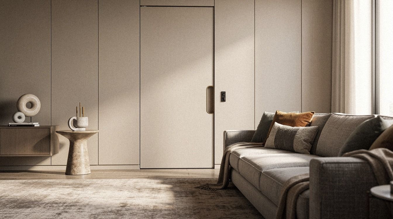 How to Choose Hidden Door Hardware, From Handles to Hinges and Locks