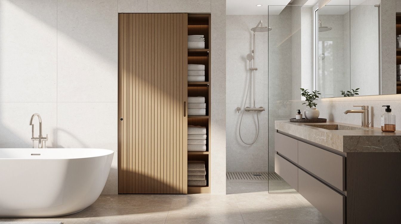 I Hid My Bedroom Ensuite Door, Now the Room Feels Twice as Calm